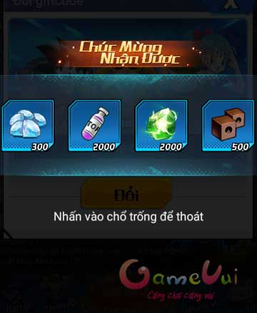 Chúc mừng nhận được