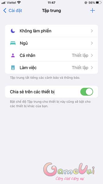 Chế độ tập trung