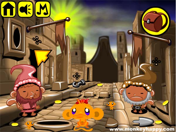 Chơi game Chú khỉ buồn 605 - GameVui