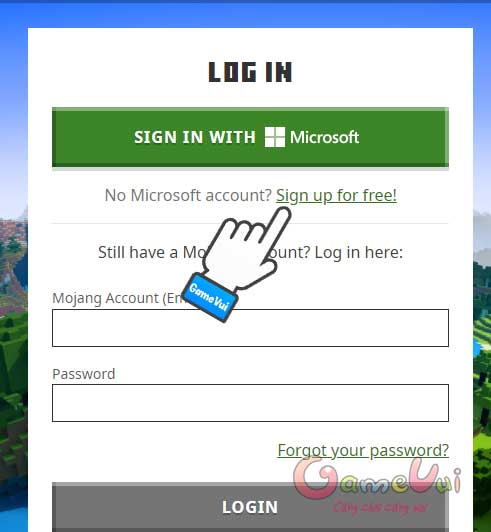 Sign up for free