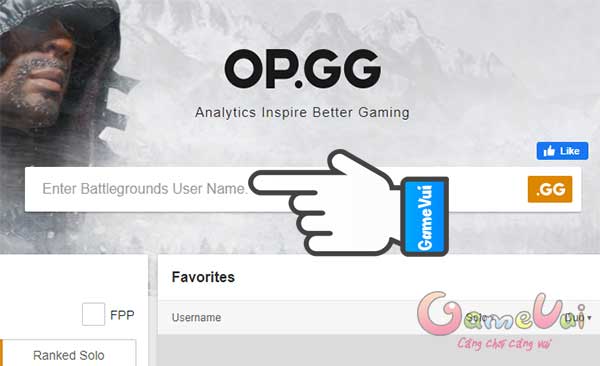 Tìm kiếm nhân vật PUBG