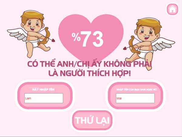Thử tỉ lệ may mắn theo tên hoặc cung Hoàng đạo