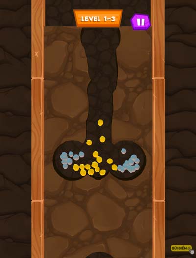 Cố gắng lấy hết toàn bộ số vàng trong hầm mỏ