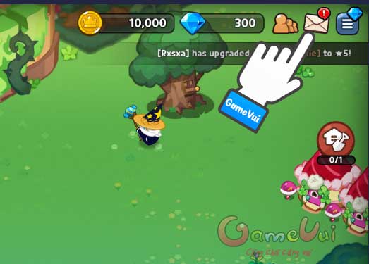 Chạm vào lá thư