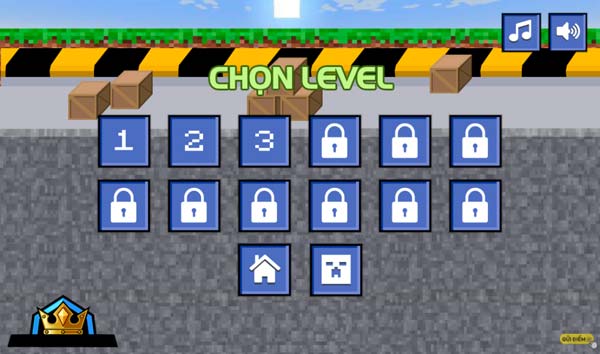 Những level thử thách mà người chơi phải vượt qua