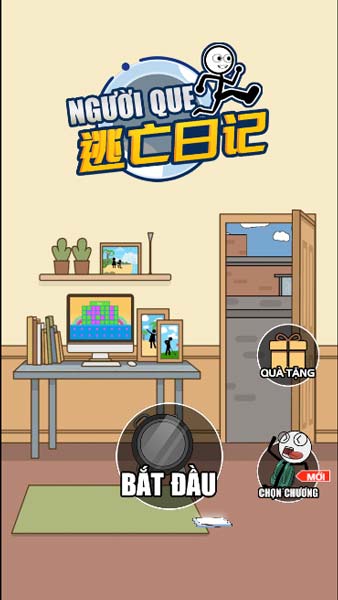 Chơi game Người que trốn thoát - GameVui
