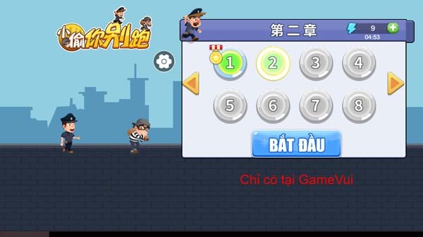Chơi game Cảnh sát bắt cướp - GameVui