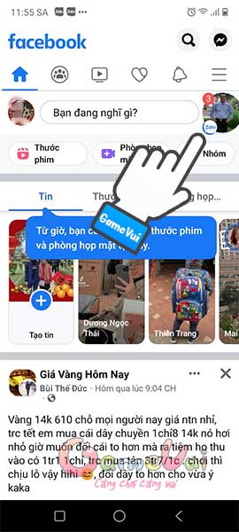 Ảnh minh họa bong bóng chat Zalo