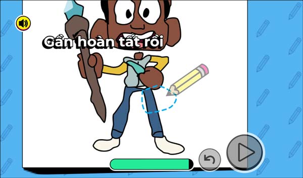 Vẽ lần lượt các bộ phận của Craig