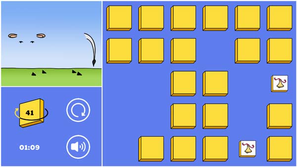 Từng bộ phận của con vật sẽ hiện ra ở phía bên trái