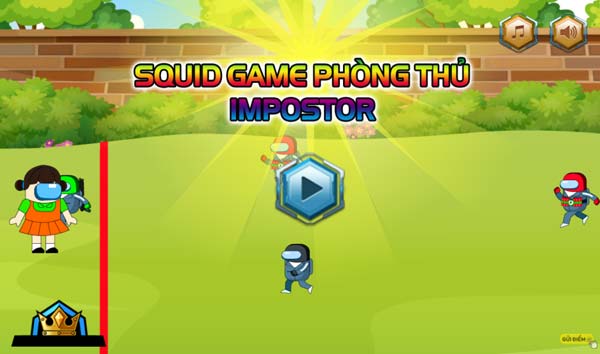 Chơi Squid Game phòng thủ Impostor - GameVui