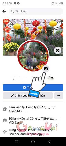 Chạm vào biểu tượng máy ảnh