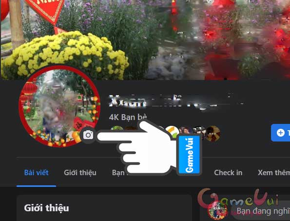 Chạm vào biểu tượng máy ảnh