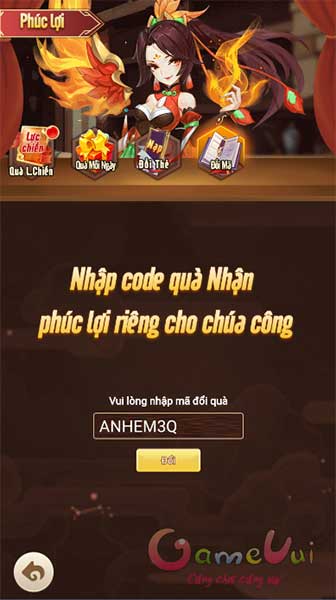 Nhập code