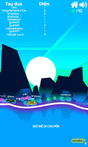 Tăng tốc và thực hiện các pha bứt tốc, nhào lộn để ghi thêm điểm