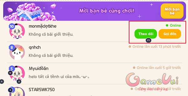 Chơi cùng bạn