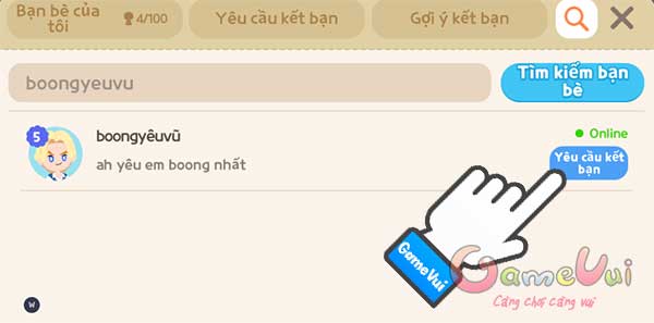 Yêu cầu kết bạn