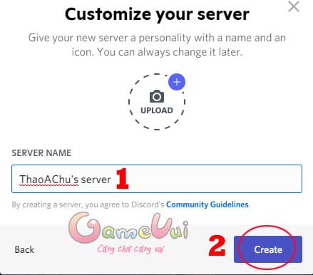 Tạo server