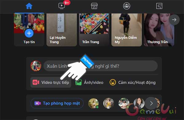 Nhấn Video trực tiếp