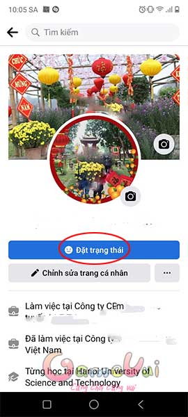 Đặt trạng thái