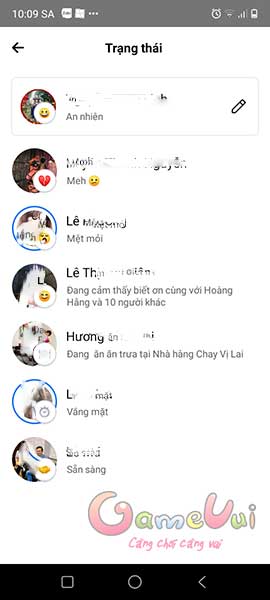Xem trạng thái Facebook bạn bè