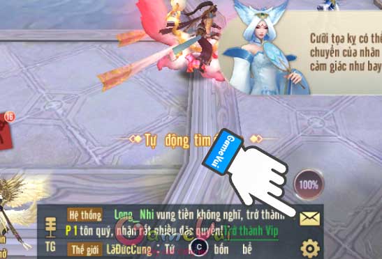 Chạm biểu tượng thư