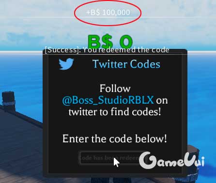 Phần thưởng đổi code