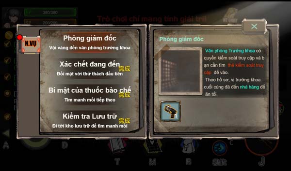 Hệ thống nhiệm vụ đa dạng