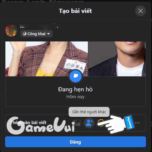 Gắn thẻ người khác