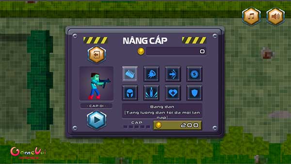 Nâng cấp vũ khí và giáp