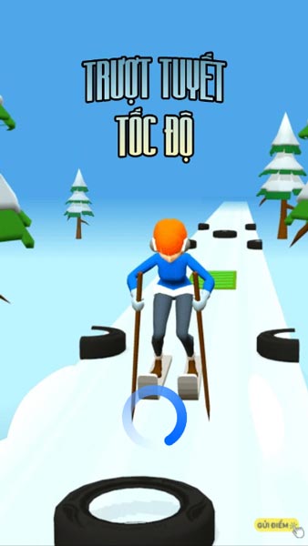 Chơi game Trượt tuyết tốc độ - GameVui