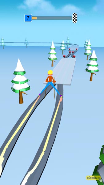 Điều khiển nữ vận động viên thật chính xác 