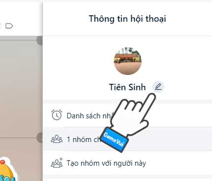 Nhấn vào cây bút