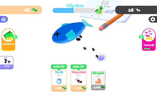 Chơi game Nuôi kiến - GameVui