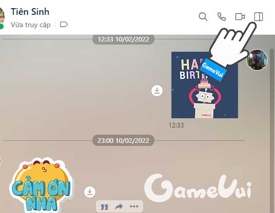 Thông tin hội thoại