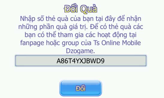 Nhập code
