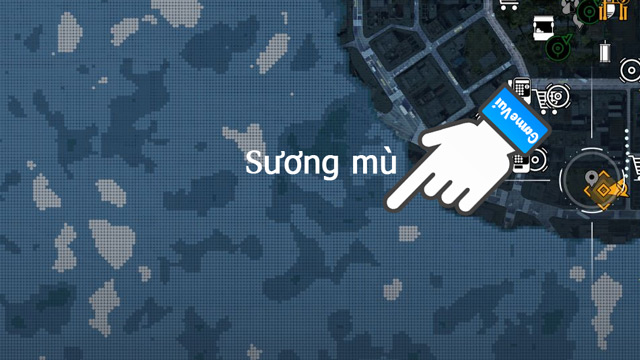 Bàn đồ và khu vực giới hạn bởi sương mù