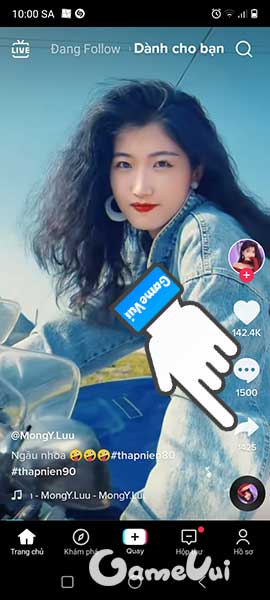 Chạm nút Chia sẻ