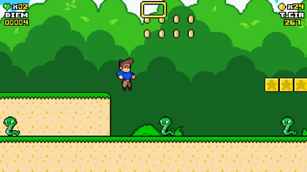 Di chuyển và ăn thật nhiều xu vàng