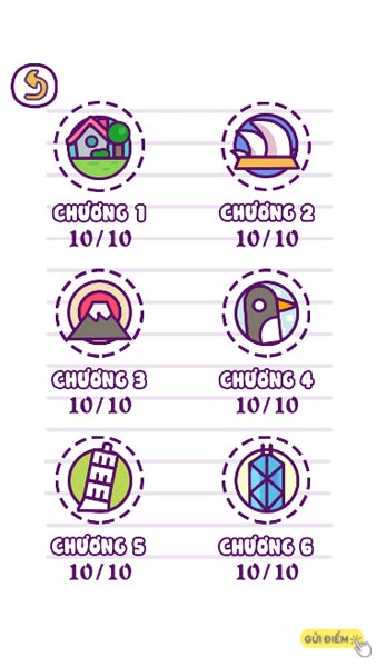 Các chương để thử thách người chơi