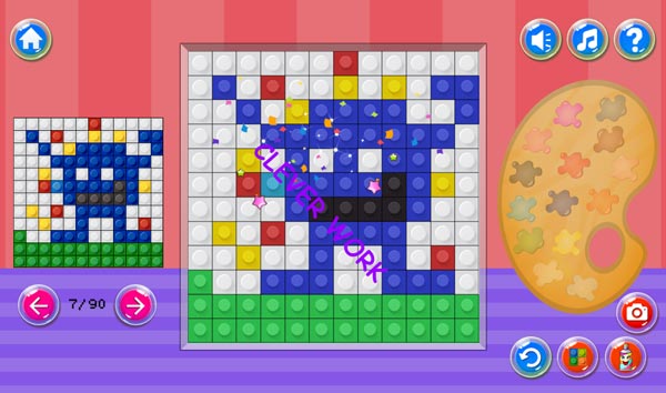 Hoàn thành tác phẩm nghệ thuật Pixel