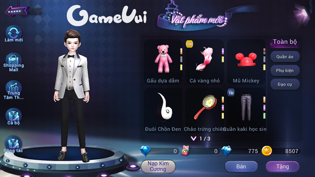 Những phần quà nhận được từ Code AU Beat