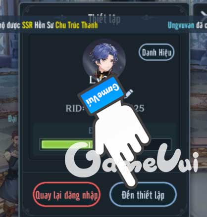 Đến thiết lập