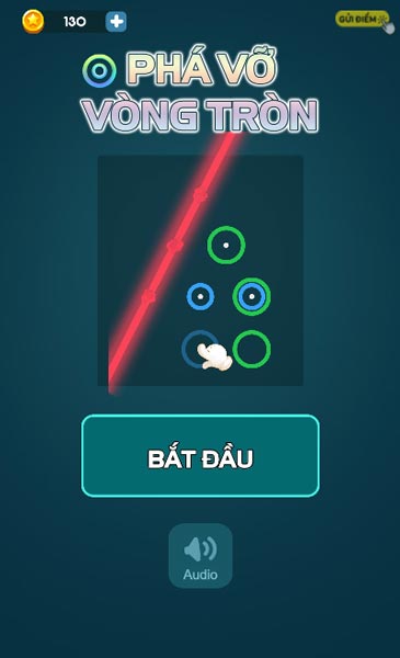 Chơi game Phá vỡ vòng tròn - GameVui