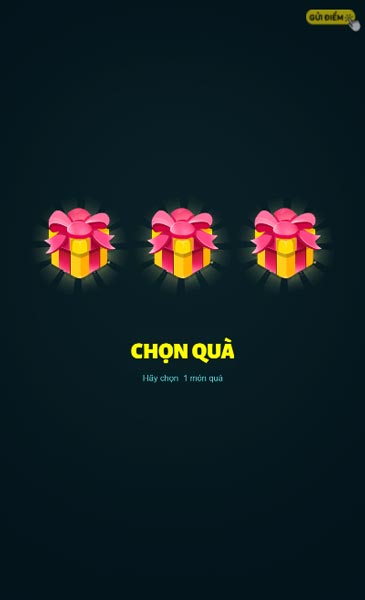 Nhận hộp quà thưởng