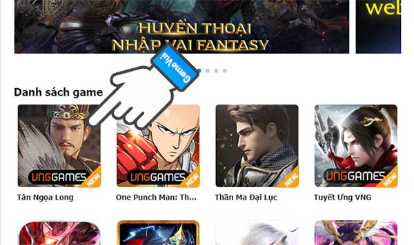 Chọn game Tân Ngọa Long