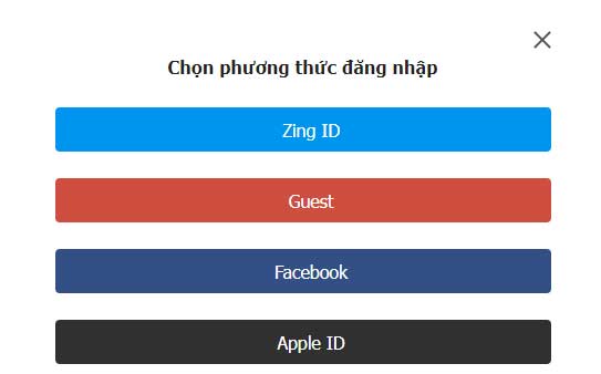 Đăng nhập tài khoản