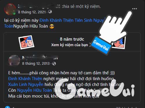 Nhấn vào 3 dấu chấm
