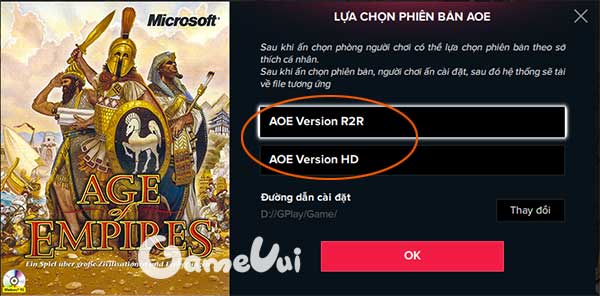 Chọn phiên bản AOE