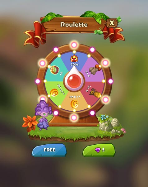 Hệ thống vòng quay may mắn với nhiều phần thưởng đa dạng